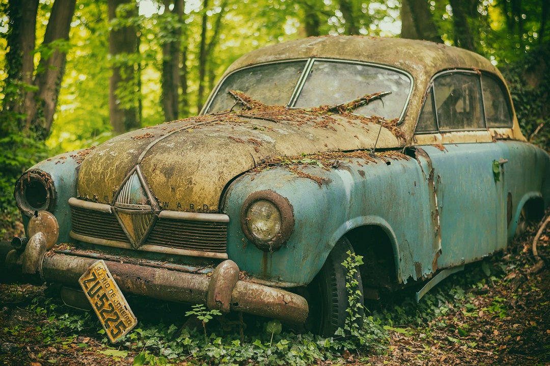 Voiture accidentée